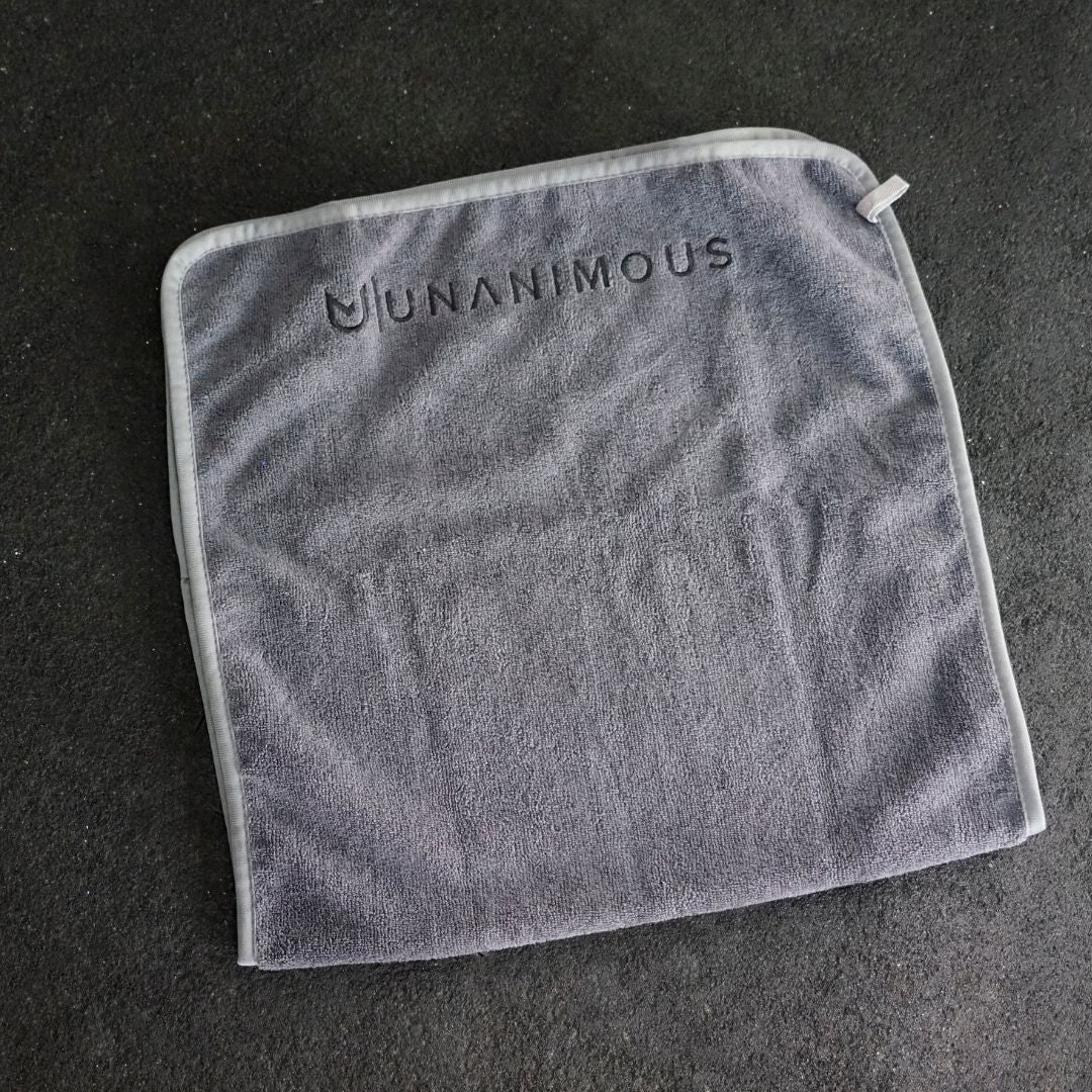 Gym Towel Microfiber dark grey 45x90cm