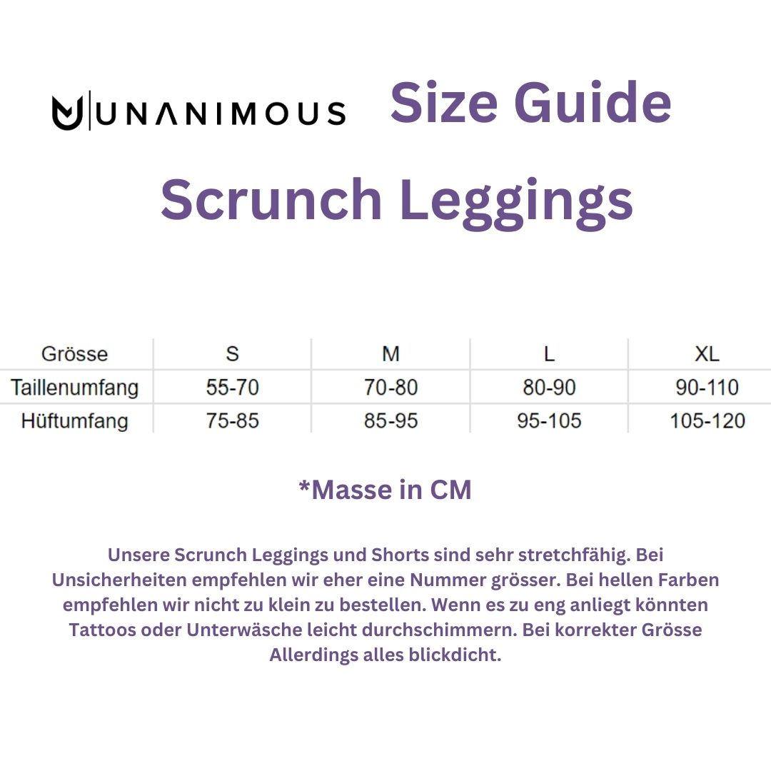 Scrunch Leggings Black