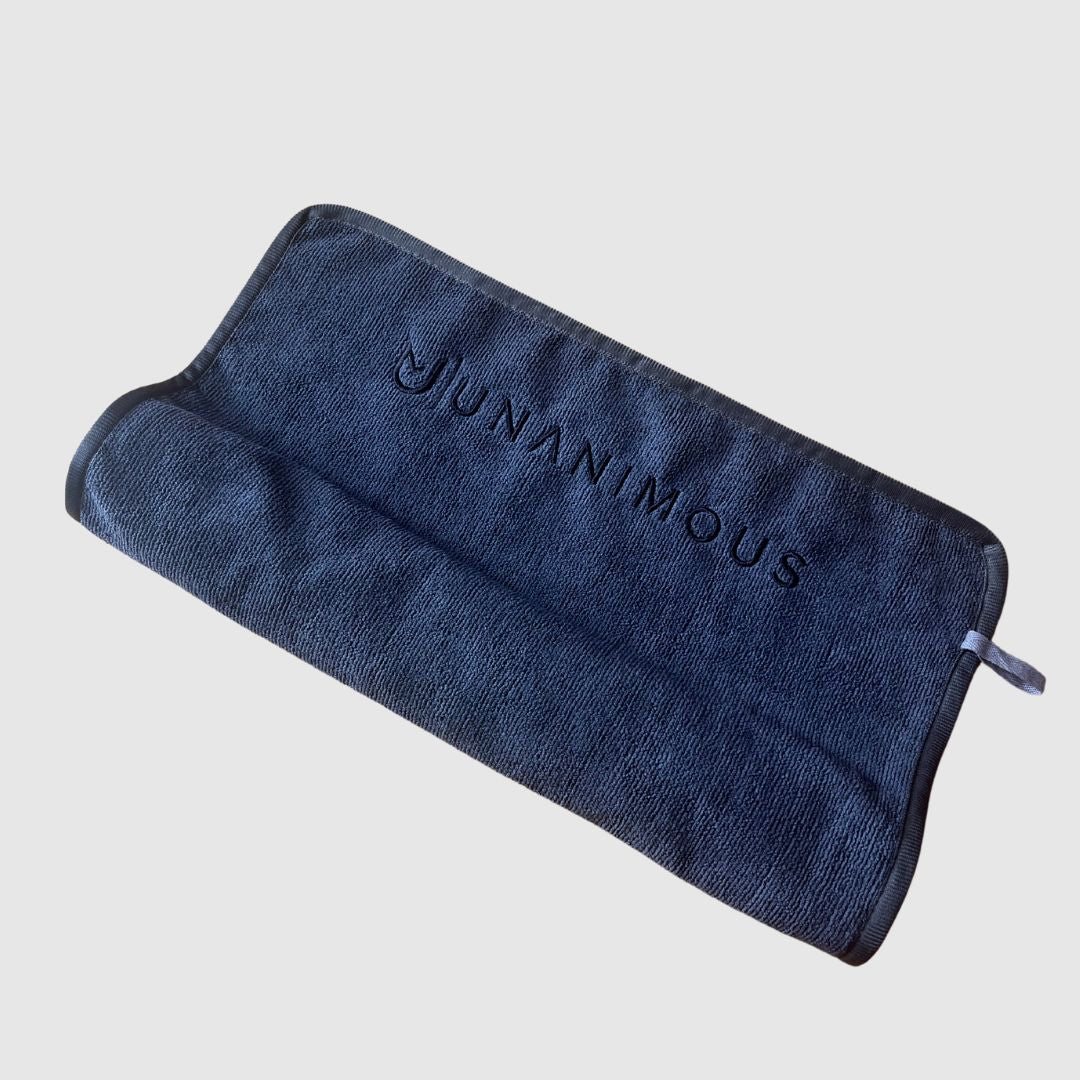 Gym Towel Microfiber dark grey 25x55