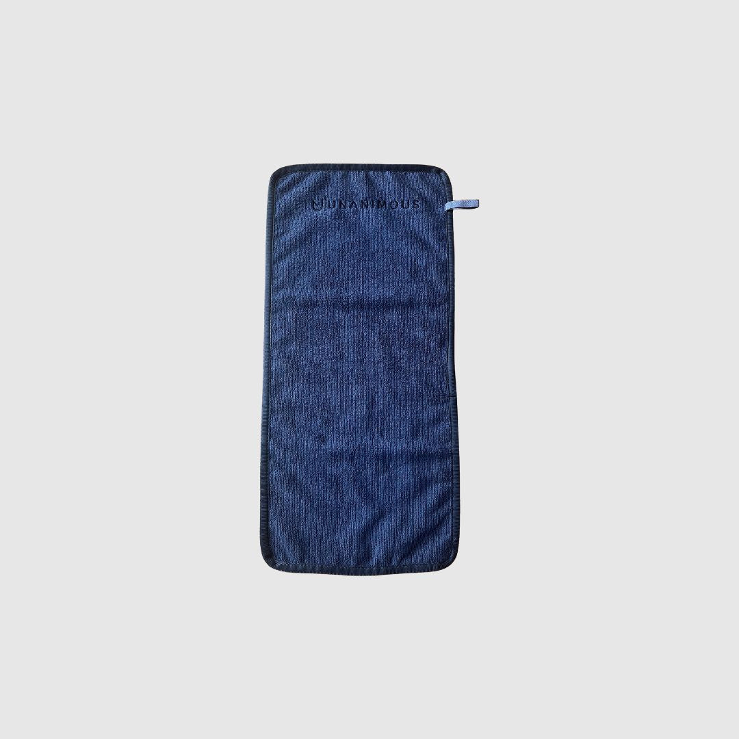 Gym Towel Microfiber dark grey 25x55