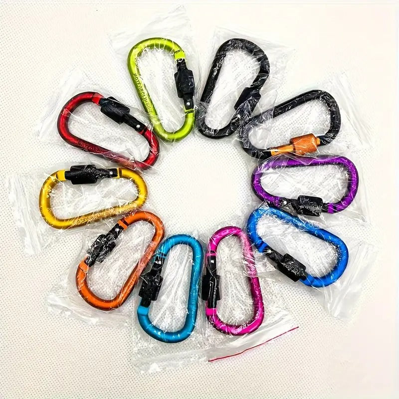 Dreh-Karabiner 8 cm – Bunt