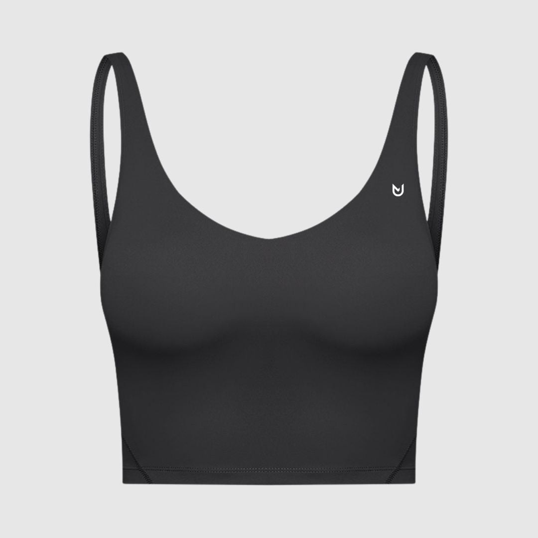 Active Fit Crop Top mit integriertem Sport-BH – mockup