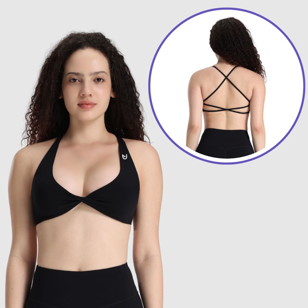 vorder und rückseite twist sport bh
