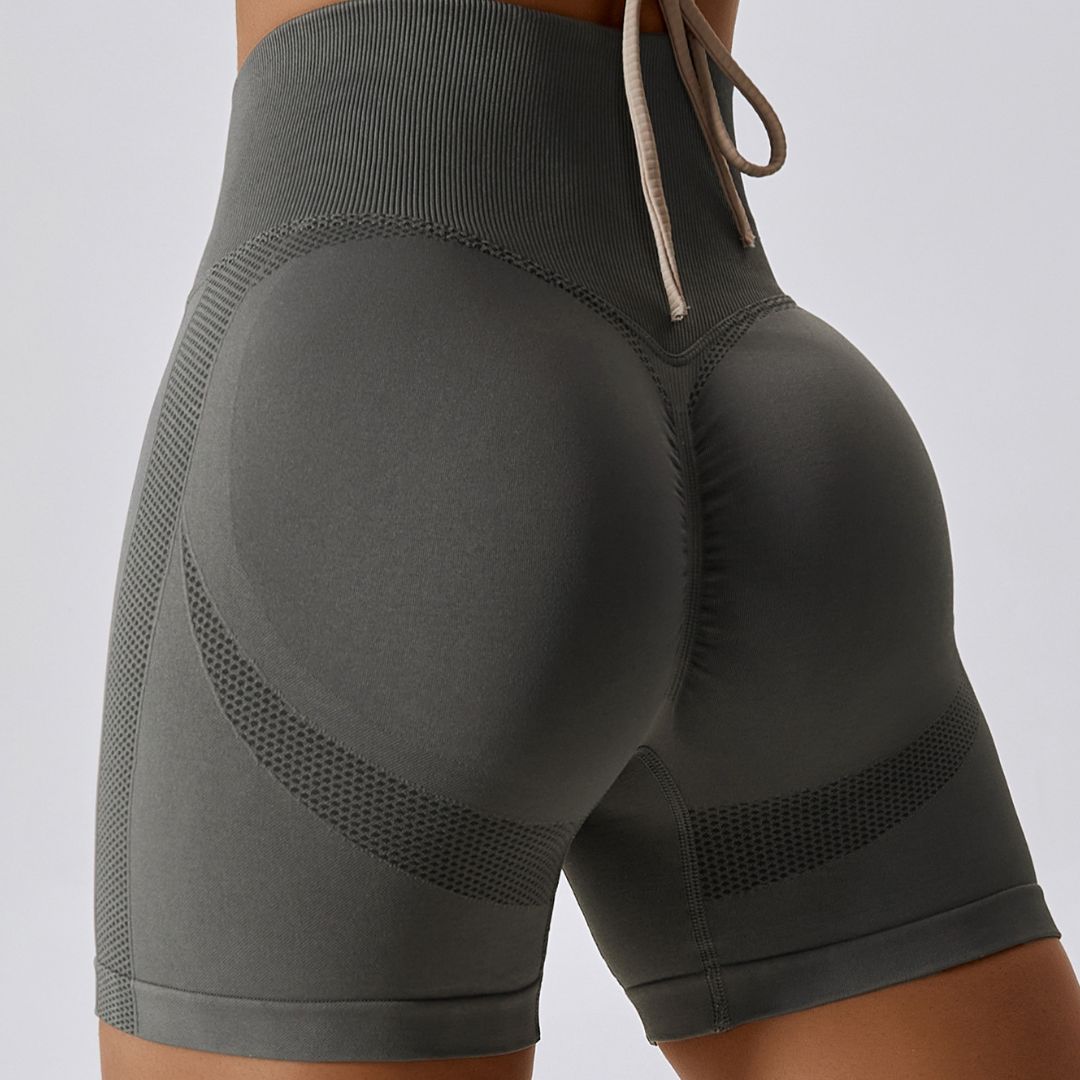 Scrunch Shorts Dark Grey