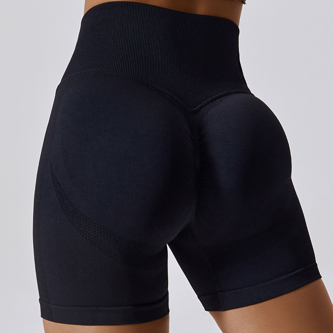 Scrunch Shorts Black