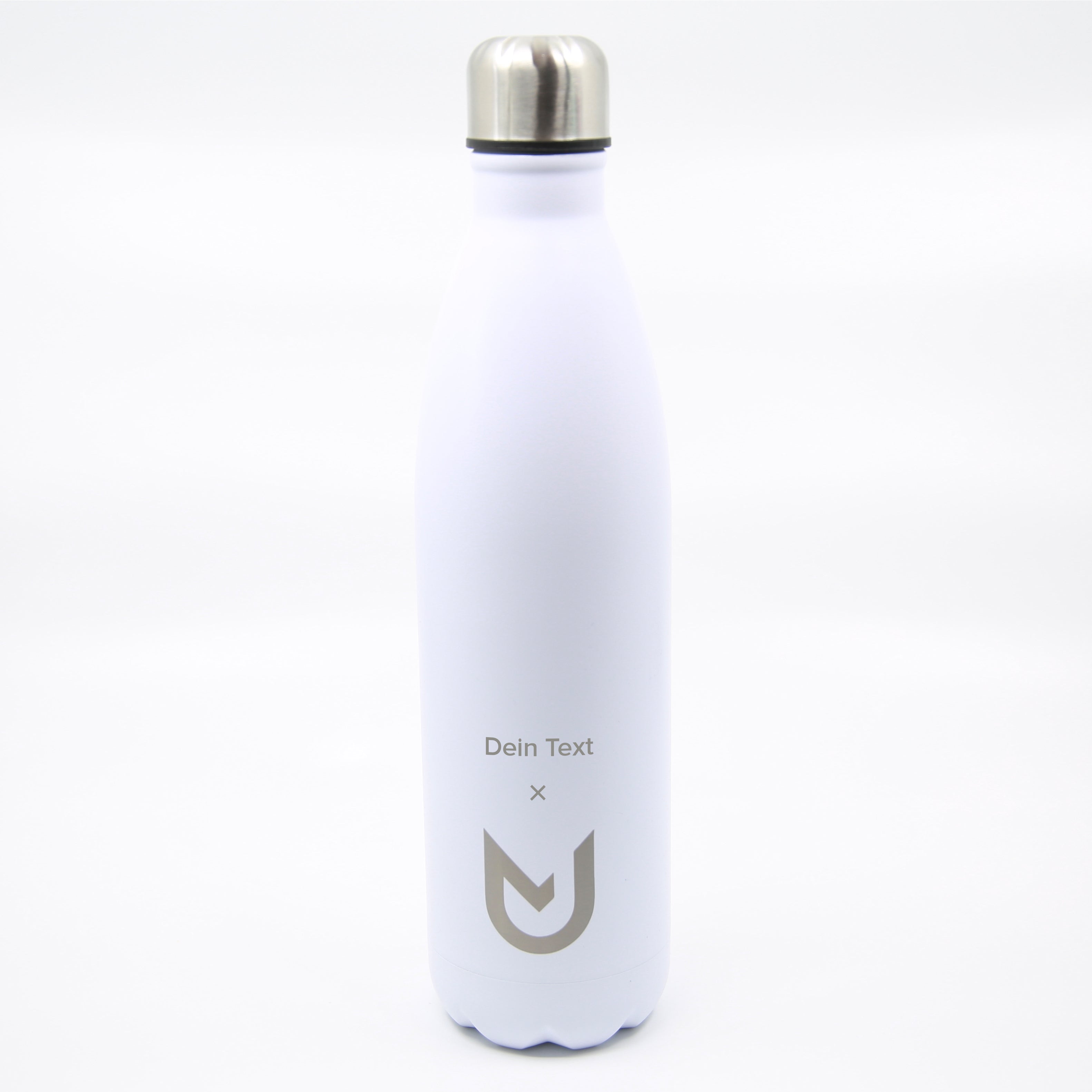 Trinkflasche personalisiert Text auf der Vorderseite (9 Zeichen)