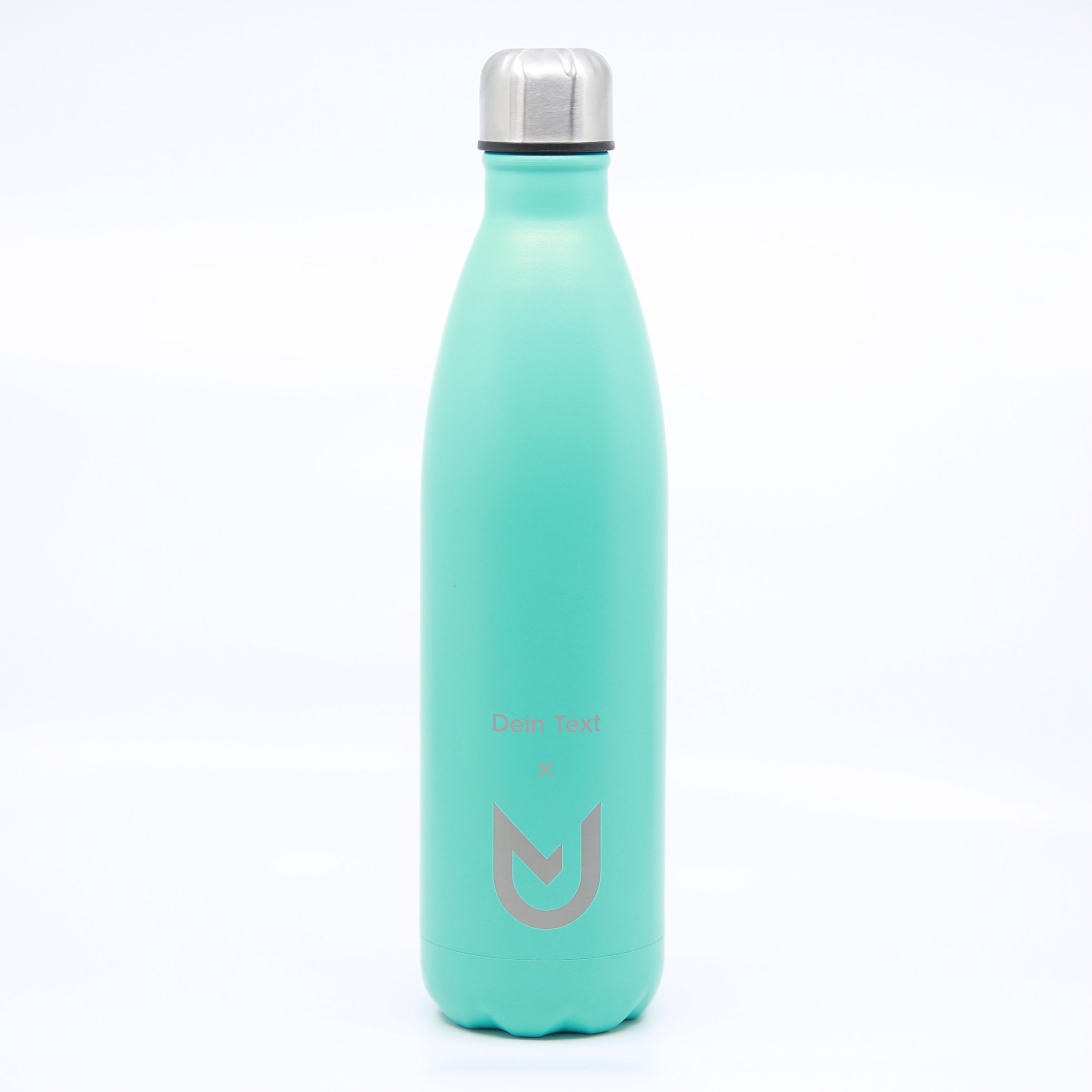 Drinking bottle personalized text on the front (9 characters)