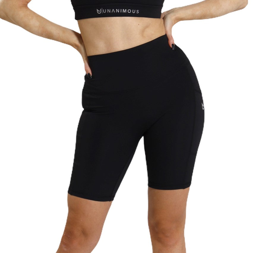 Black cycling shorts